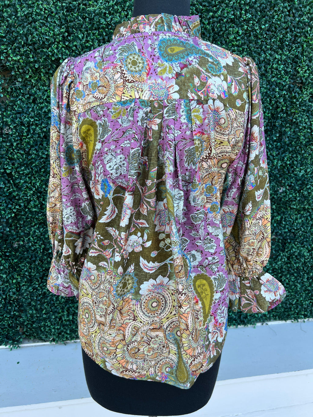Fall Floral Mix Blouse